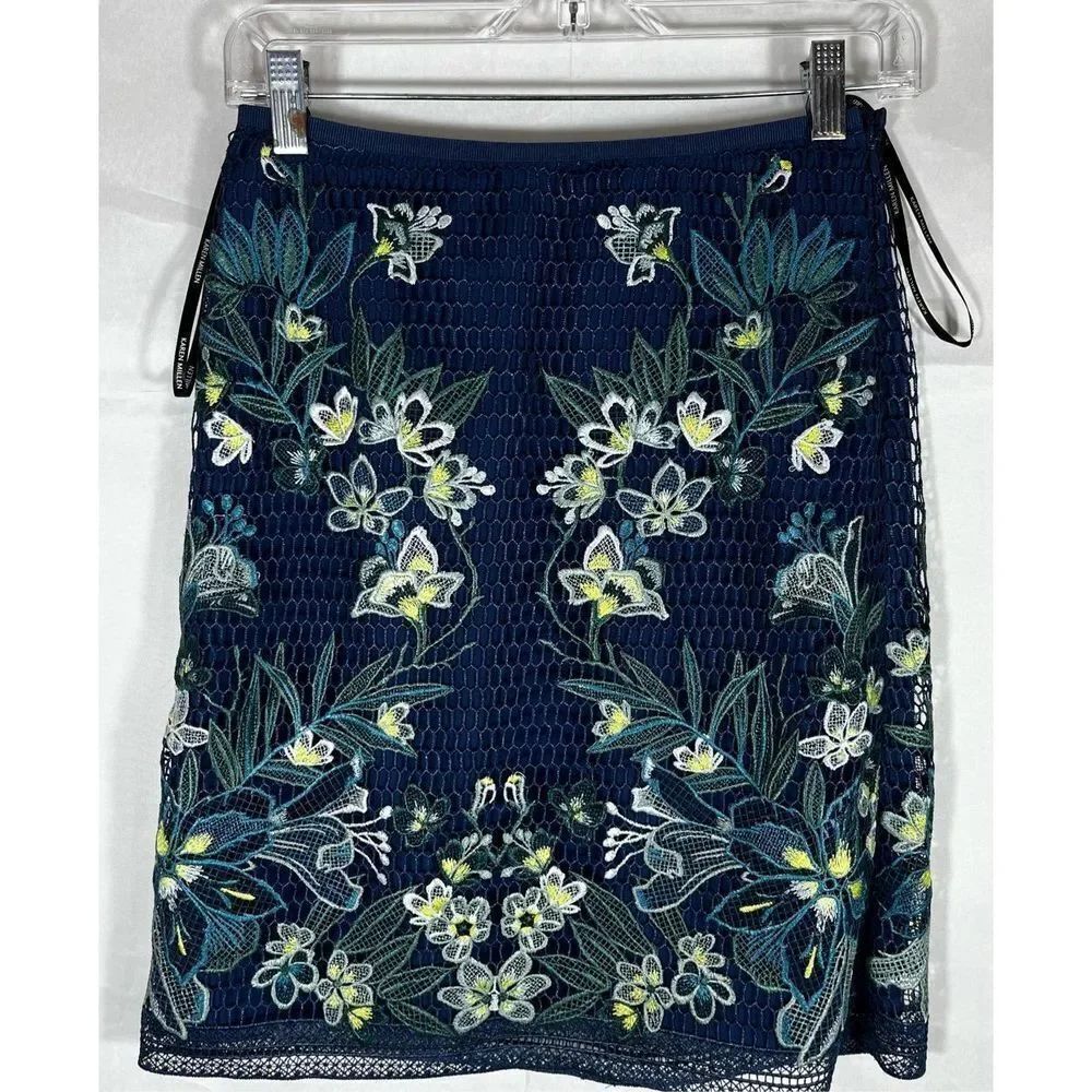 Karen Millen tropical lace skirt
